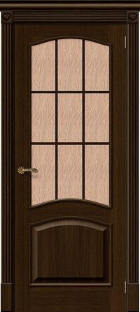 Межкомнатная дверь Вуд Классик-33 Golden Oak Bronze Gloria 200*60
