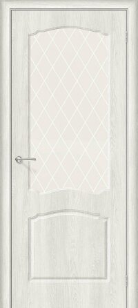 Межкомнатная дверь Альфа-2 Casablanca White Сrystal 200*60