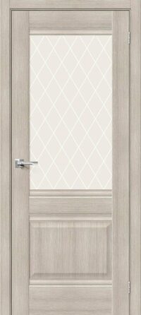 Межкомнатная дверь Прима-3 Cappuccino Veralinga White Сrystal 200*60