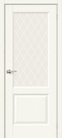 Межкомнатная дверь Неоклассик-33 White Wood White Сrystal 200*60