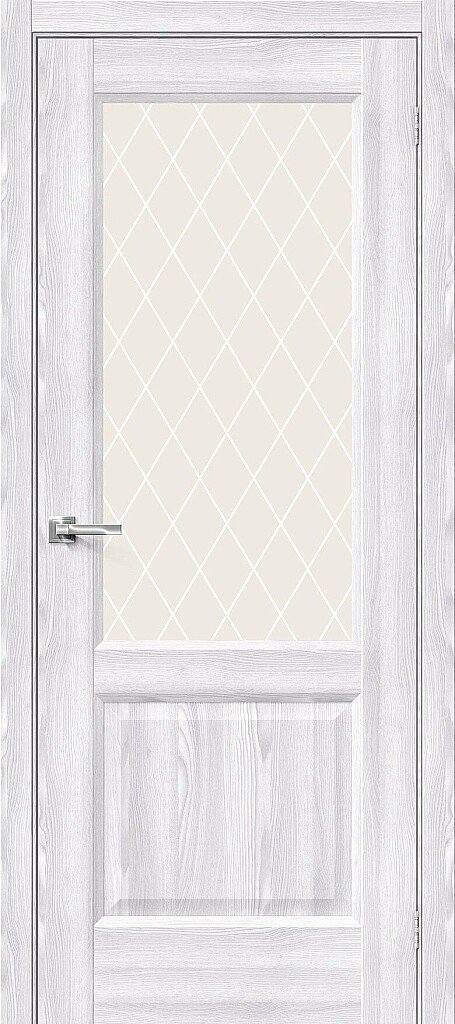 Межкомнатная дверь Неоклассик-33 Riviera Ice White Сrystal 200*60