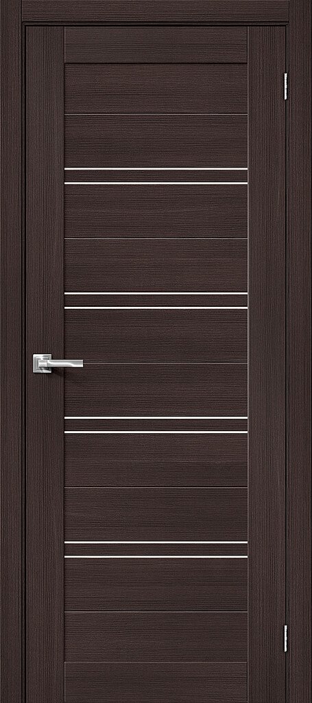 Межкомнатная дверь Браво-28 Wenge Melinga Magic Fog 200*90