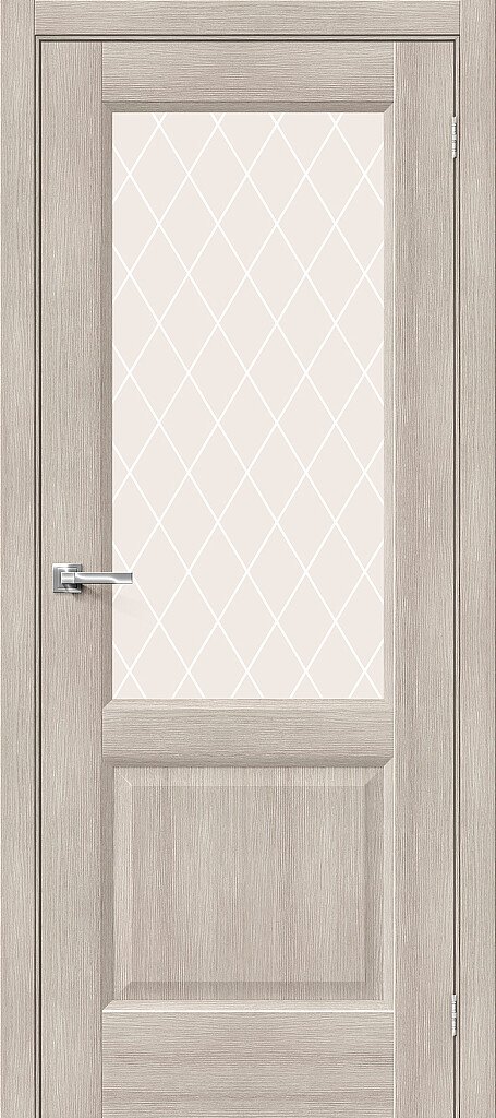 Межкомнатная дверь Неоклассик-33 Cappuccino Melinga White Сrystal 200*60