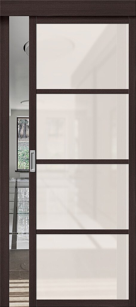 Межкомнатная дверь Твигги-11.3 Wenge Melinga Magic Fog 200*60