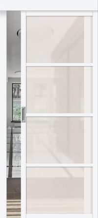 Межкомнатная дверь Твигги-11.3 White Silk Magic Fog 200*35