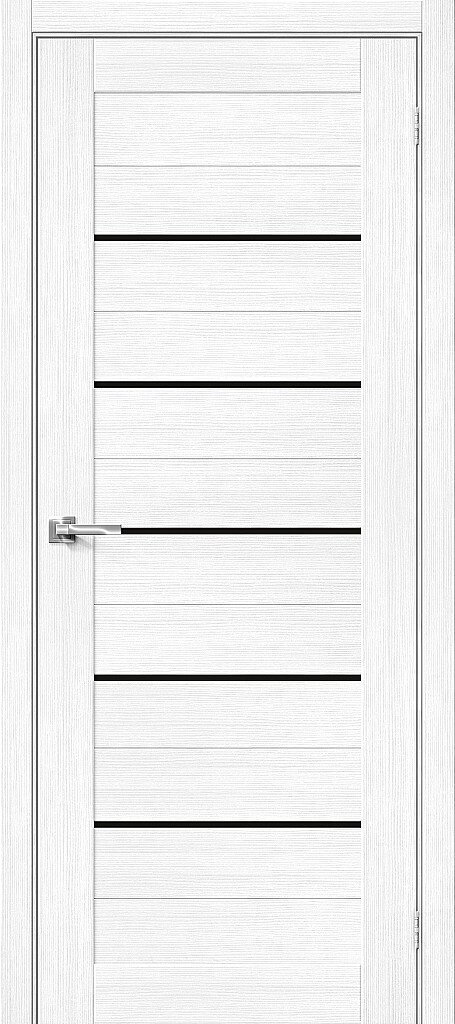 Межкомнатная дверь Порта-22 Snow Veralinga Black Star 200*70