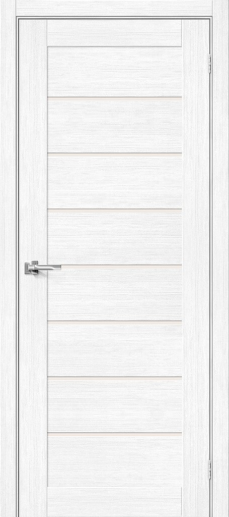 Межкомнатная дверь Браво-22 Snow Melinga Magic Fog 200*70