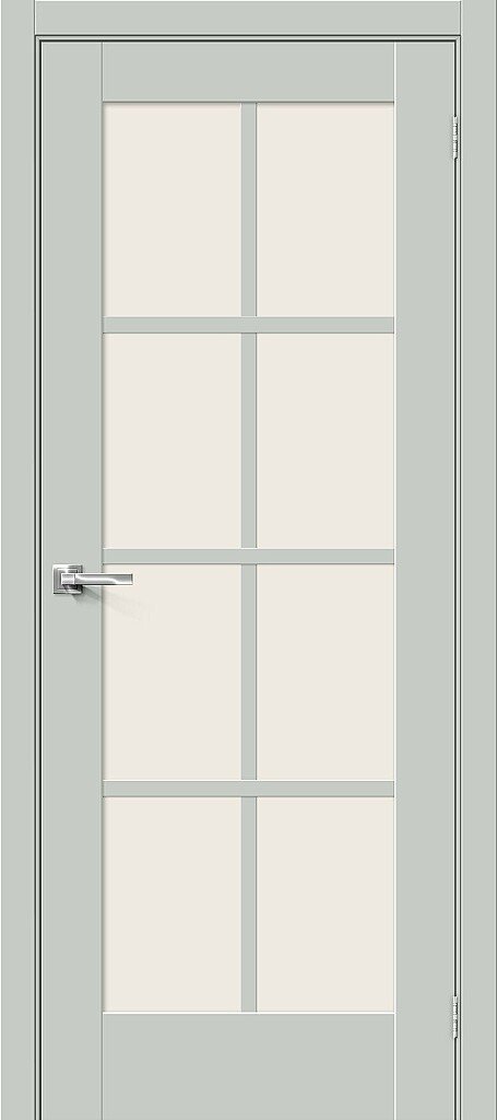 Межкомнатная дверь Прима-11.1 Grey Matt Magic Fog 200*70