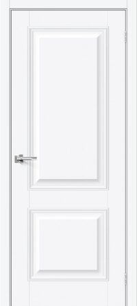 Межкомнатная дверь Классик-12 White Silk 200*60