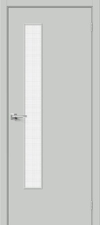 Межкомнатная дверь Браво-9 Grey Pro Wired Glass 12,5