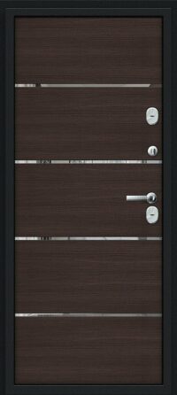 Thermo Лайн Букле черное/Wenge Veralinga 205*96 правое
