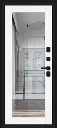 Джет-3 (RBE) Total Black/Snow Melinga 205*86 левое